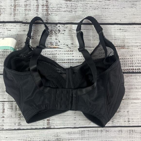 Royce Lingerie Black Maternity Nursing Bra size 28HH Wire Free Drop Cup - Picture 4 of 9